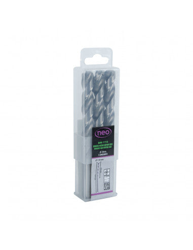 SET BROCAS HSS 13 x 151 mm x 5 unid BAR 1113 (1113) - NEO