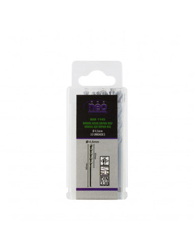 SET BROCAS HSS 4.5 mm x 10 Unidades BAR 1145 (1145) - NEO