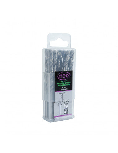 SET BROCAS HSS 6.5 x 101 mm x 10 unid BAR 1165