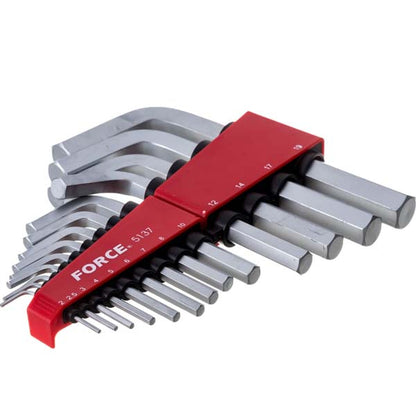 Jgo. llaves allen  2.0-19 mm. 13 pzas. (5137) - FORCE