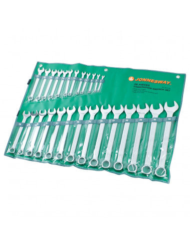 SET de LLAVES PUNTA CORONA 26 piezas W26126S (W26126S) - JONNESWAY