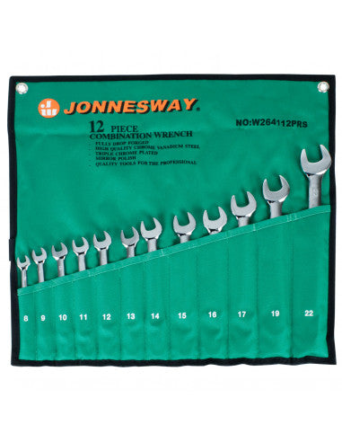 SET de LLAVES PUNTA CORONA LARGAS 12 piezas W26411 (W26411) - JONNESWAY