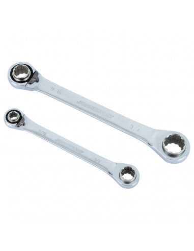 SET LLAVES CHICHARRA 2 piezas 4 en 1 W73202S (W73202S) - JONNESWAY