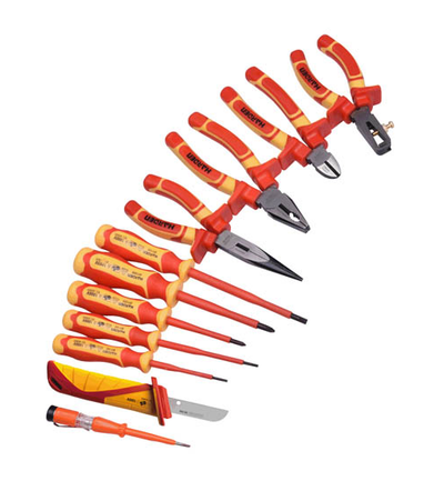 Set de herramientas Aisladas 1000 VDE HARDEN de 11 piezas
