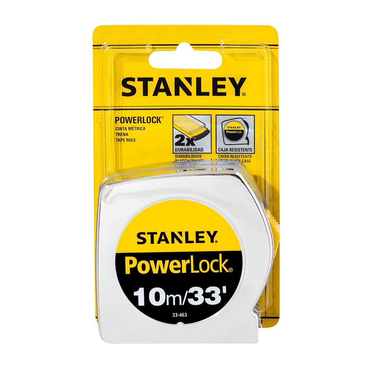 Huincha de medir Stanley  PowerLock® 10 metros Flexometro