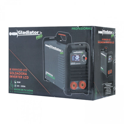 SOLDADORA INV ARCO MANUAL 200 AMP IE 9200/200 LCD