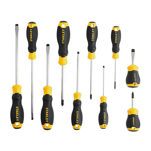 Juego de 10 Piezas Destornilladores profesional (STMT66676) - STANLEY