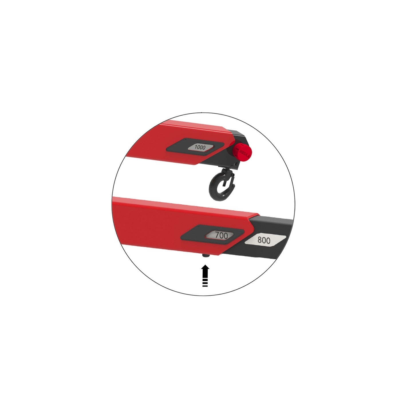 TECLE GRUA PLUMA PLEGABLE 2000 kg CRP20