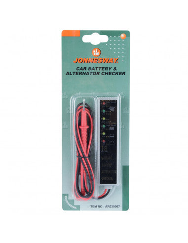Tester probador baterías y alternadores (AI030007) JONNESWAY