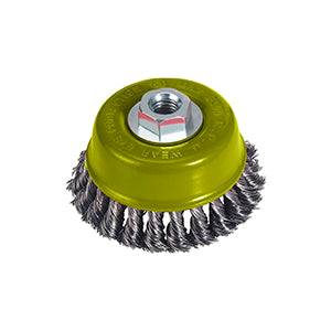 ESCOBILLA STEVRON DE COPA DIAM 5" P/ESMERIL TREN. GRUESA 30 MM - EJE 14MM # BWCB125M