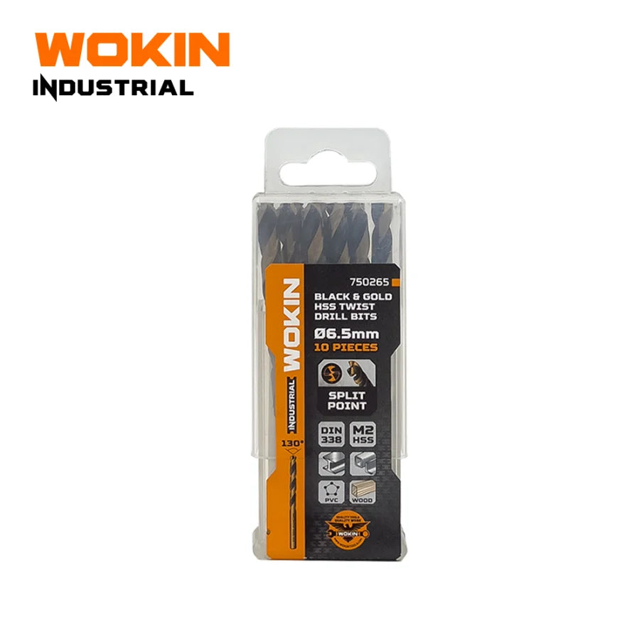 Broca M2 HSS 3.8mm 10 Piezas Wokin
