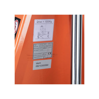 TRANSPALETA TIJERA 1000 KG ANGOSTA ACX10ME540