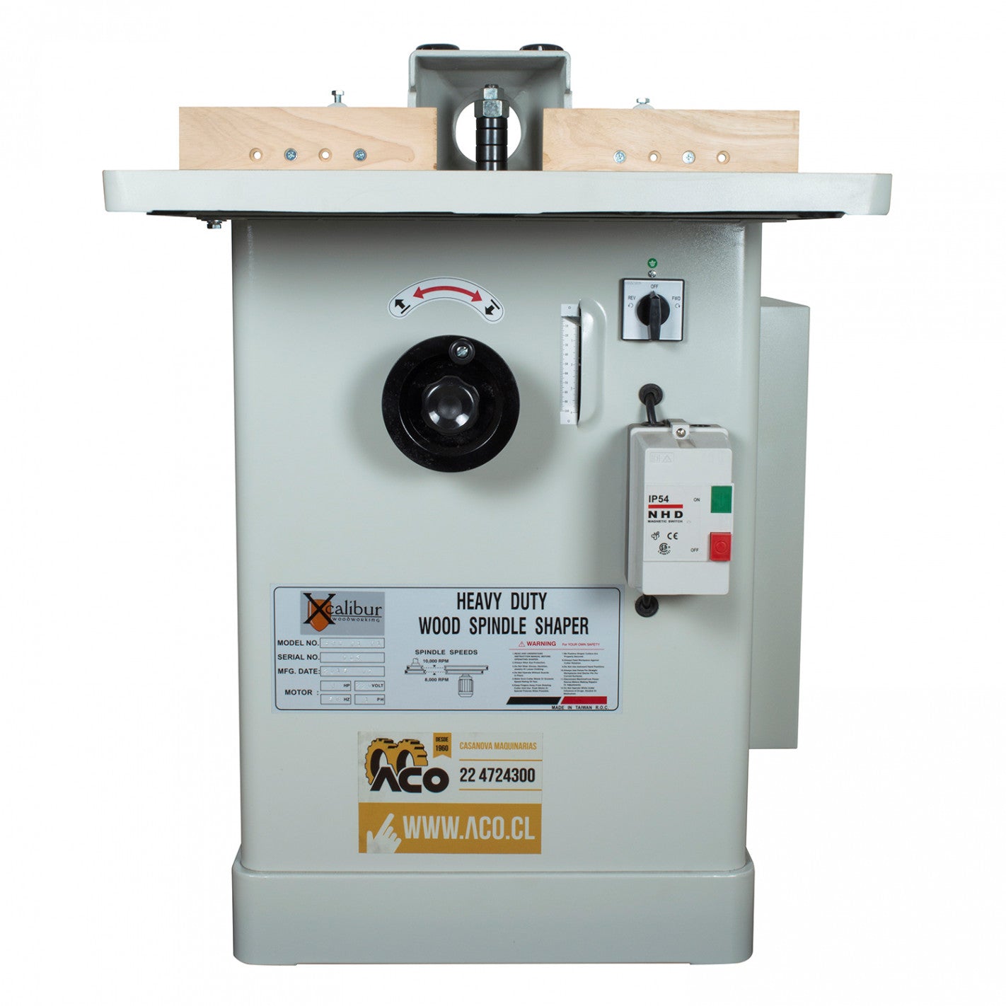 TUPI PARA MADERA 3hp 220v 8360101 (8360101) - XCALIBUR