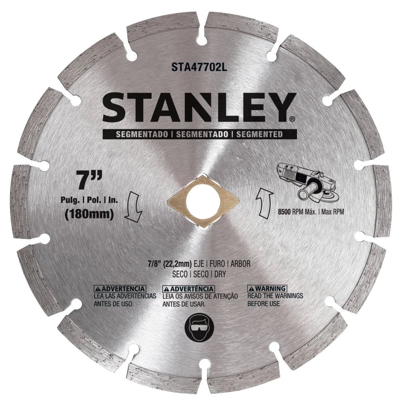 Disco diamantado Segmentado Ø 7'' Eje 5/8''-7/8''