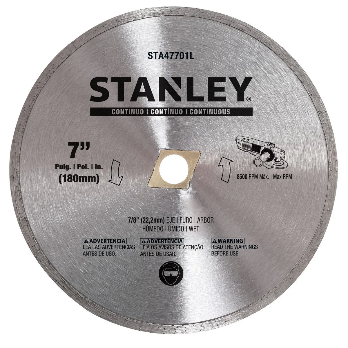 Disco diamantado Continuo Ø 7'' Eje 5/8''-7/8''