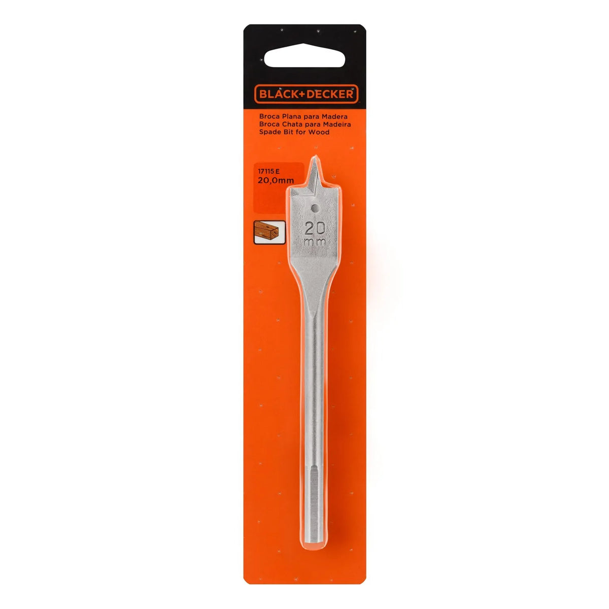 Broca para madera tipo paleta - Ø 20 mm