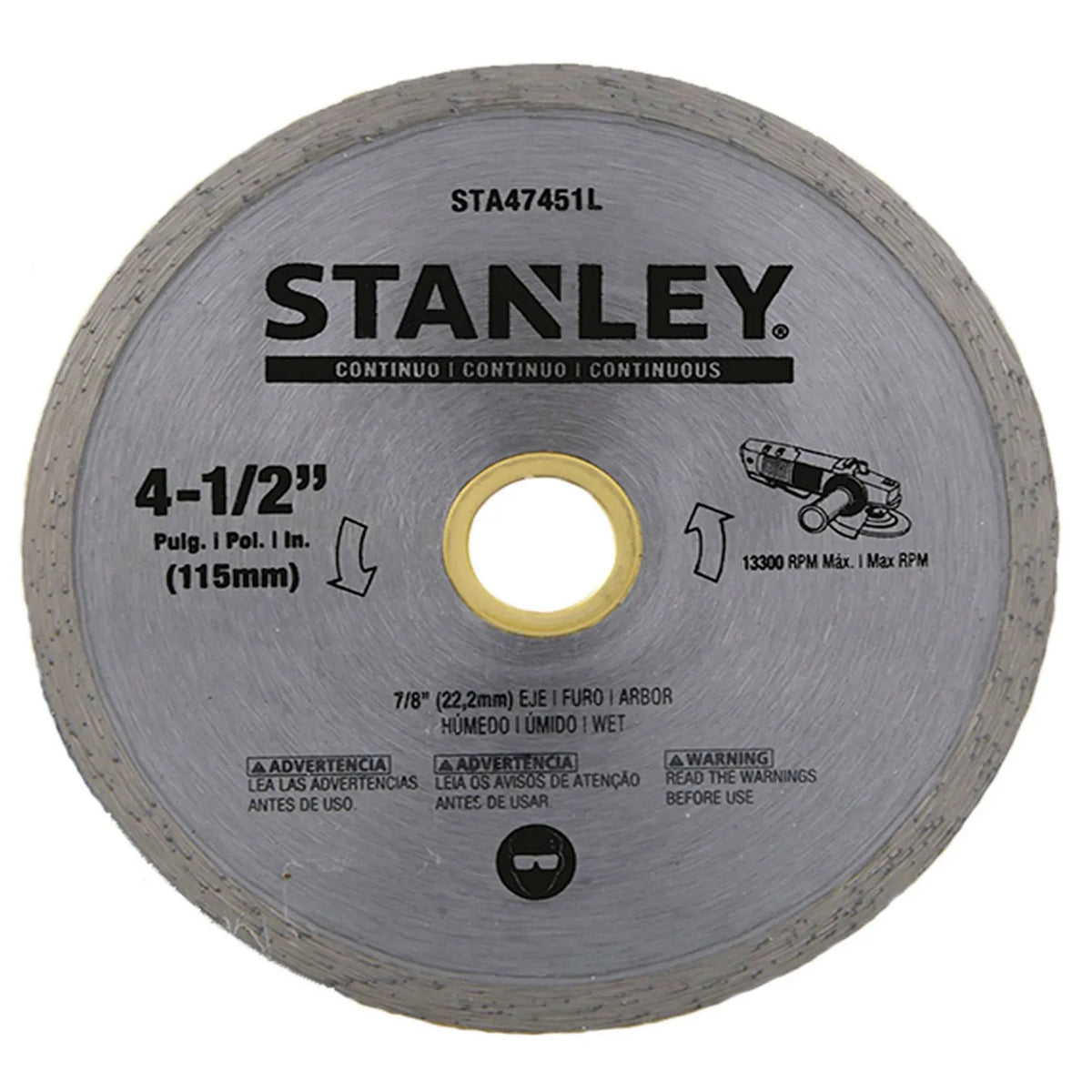Disco diamantado Continuo Ø 4,5'' Eje 5/8''-7/8''