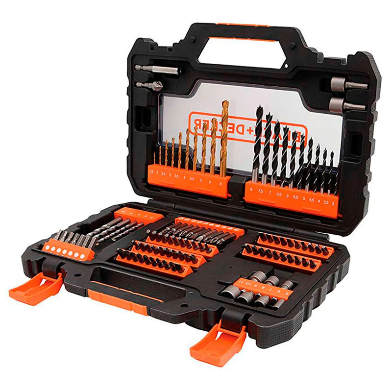 Set para atornillar y perforar 104 piezas