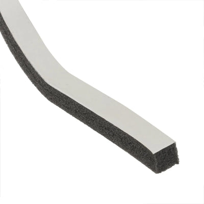Burlete espuma goma negro 9,5 mm x 7,9 mm