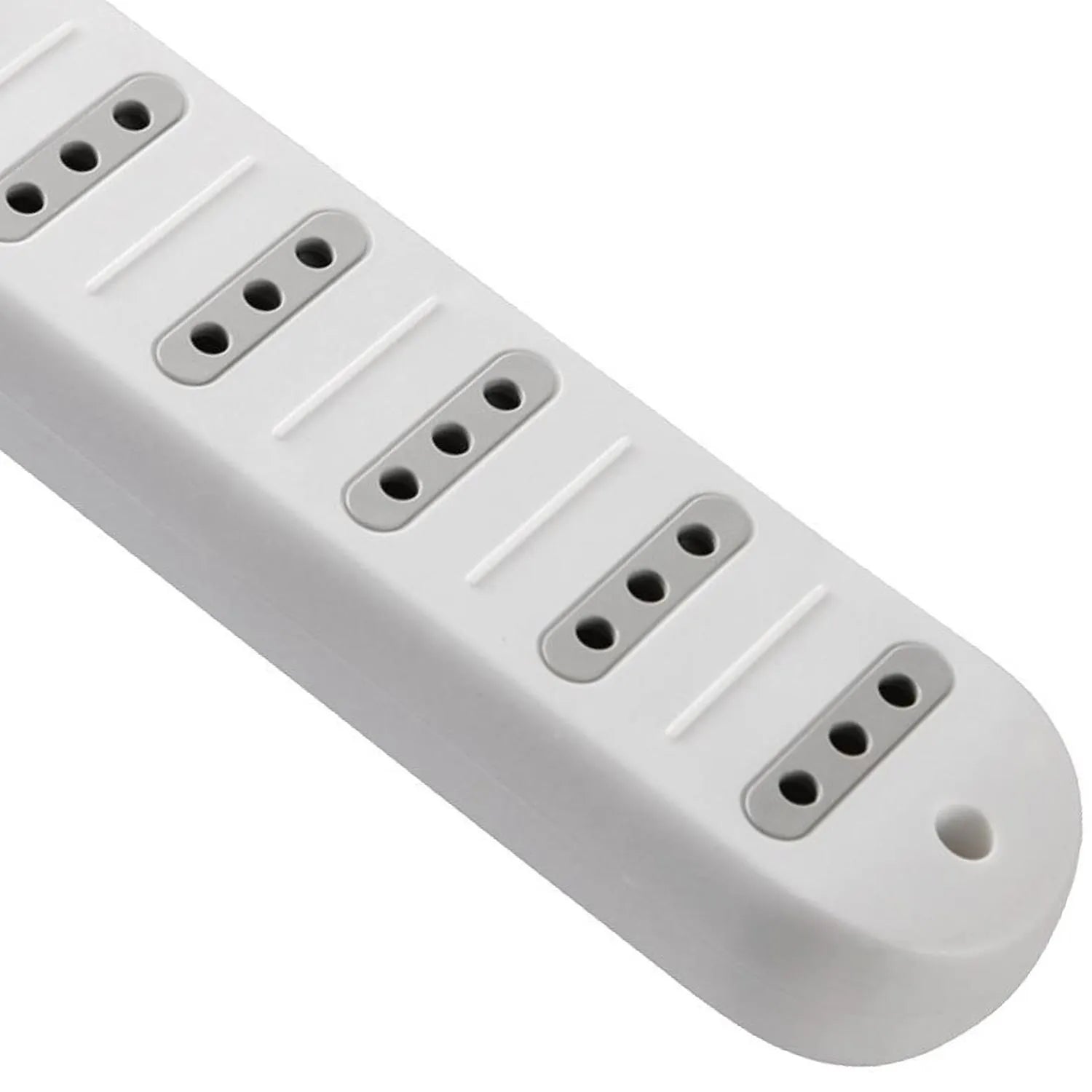 Alargador multiple 6 tomas, 5 metros, c/switch blanco