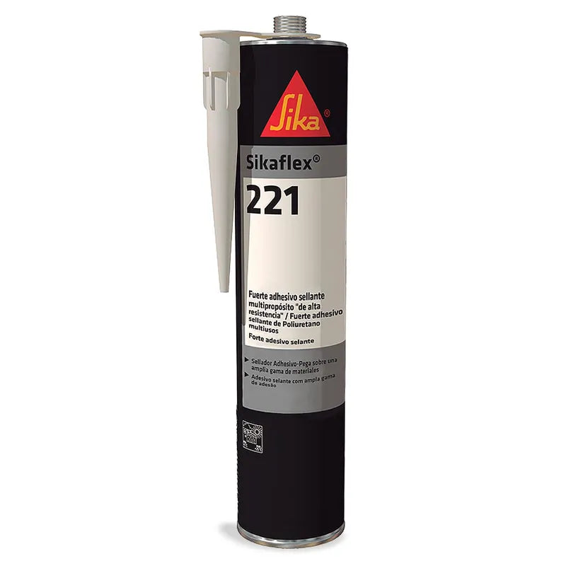 Sellador de poliuretano 300 ml Sikaflex 221 Sika